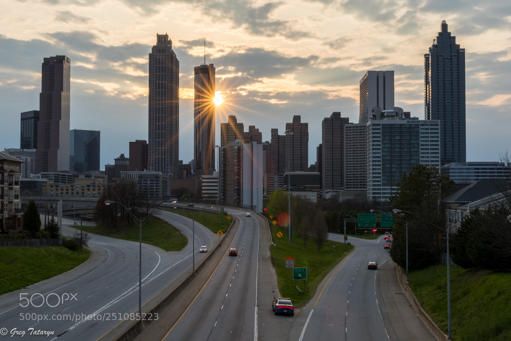 Canon EOS 7D Mark II sample photo. Atlanta sunset photography