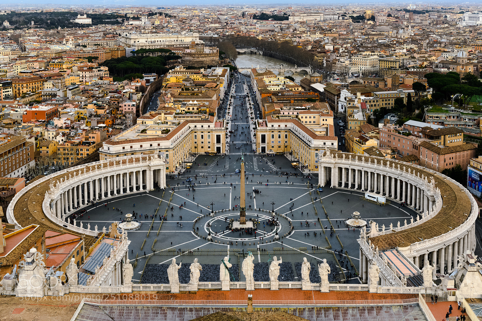 Nikon D850 sample photo. St peter's square photography