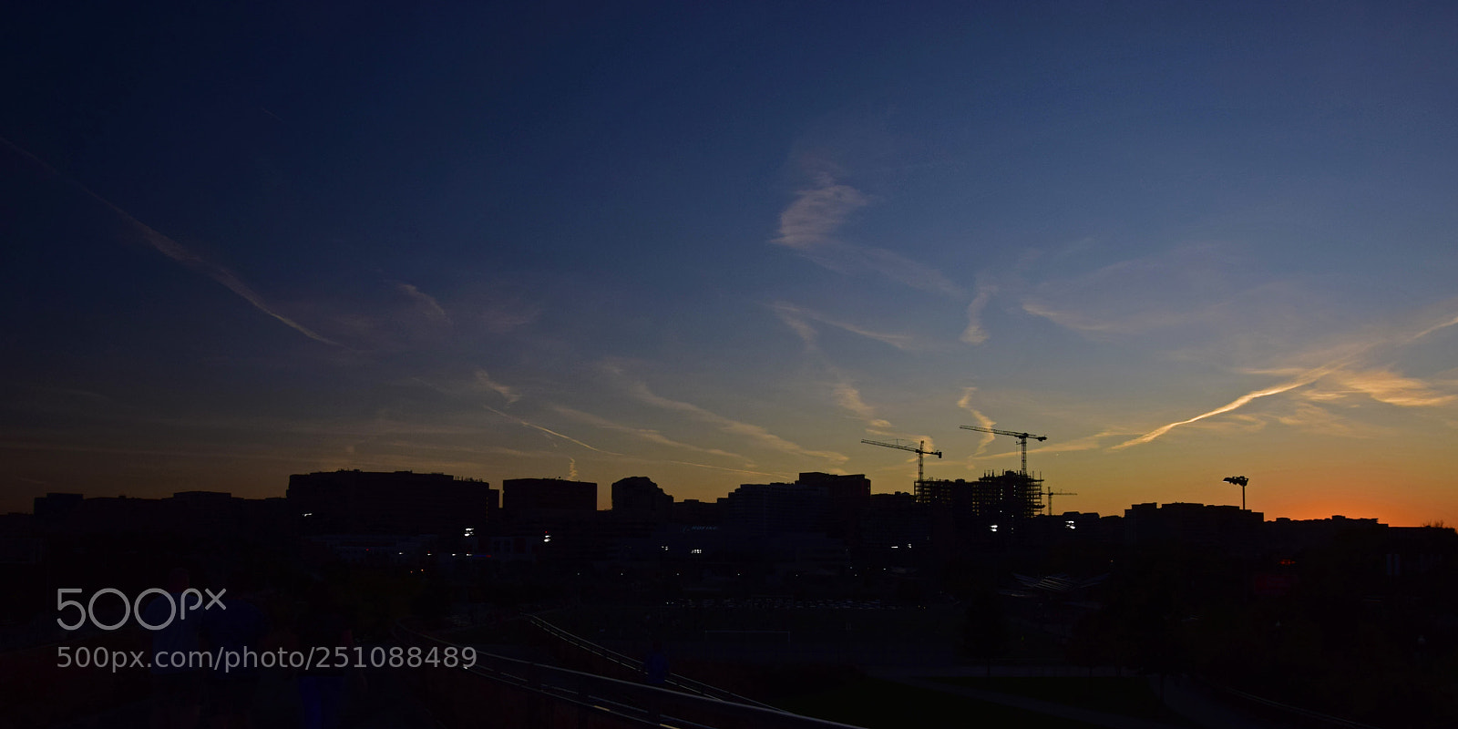 Nikon D5300 sample photo. Construction skyline photography