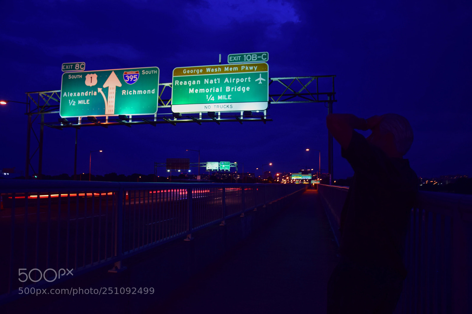 Nikon D5300 sample photo. Man on bridge photography