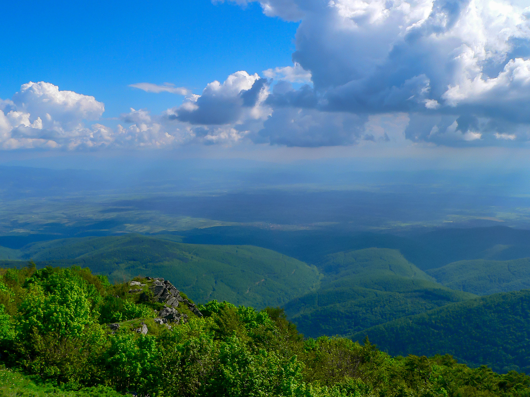 Panasonic DMC-FZ20 sample photo. Views from the mountain jastrebac photography