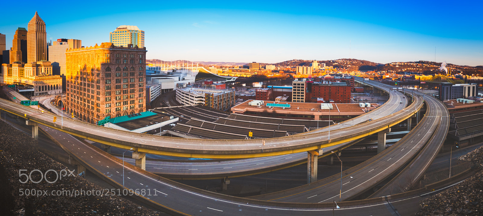 Olympus PEN-F sample photo. Pittsburgh highways photography