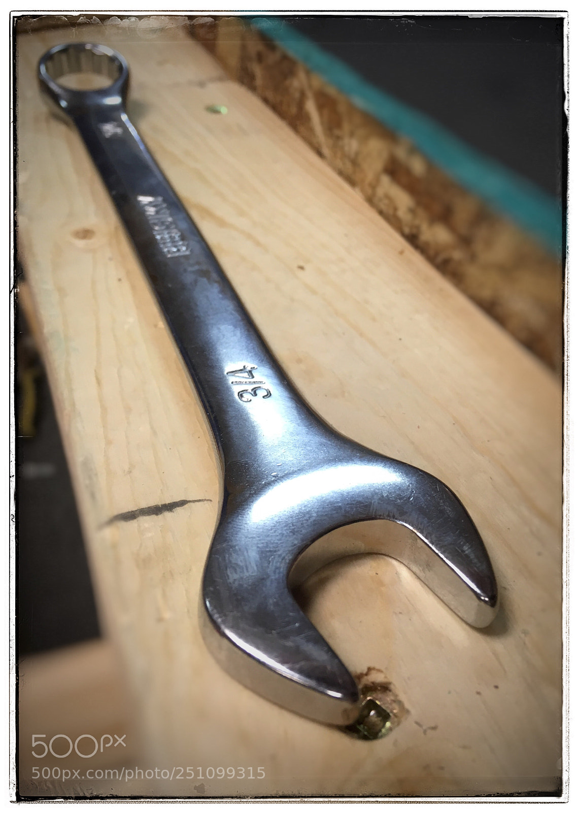 Apple iPhone SE sample photo. 3/4 inch wrench. photography
