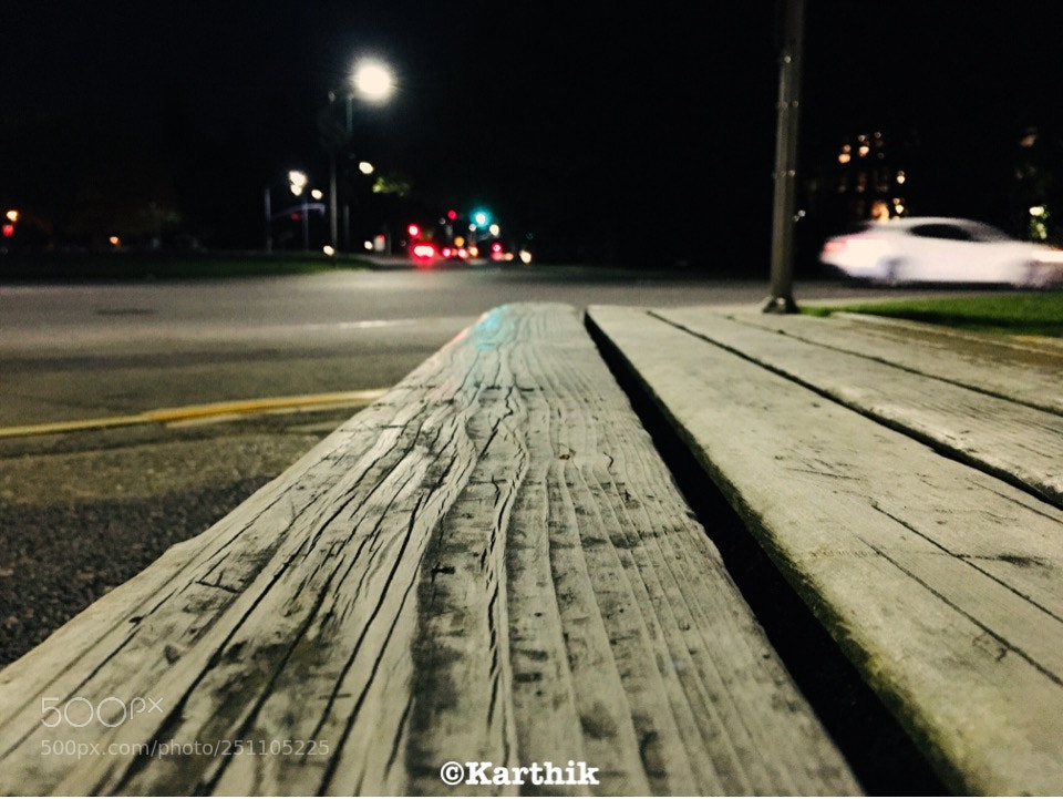 Apple iPhone 6s Plus sample photo. Bench  photography