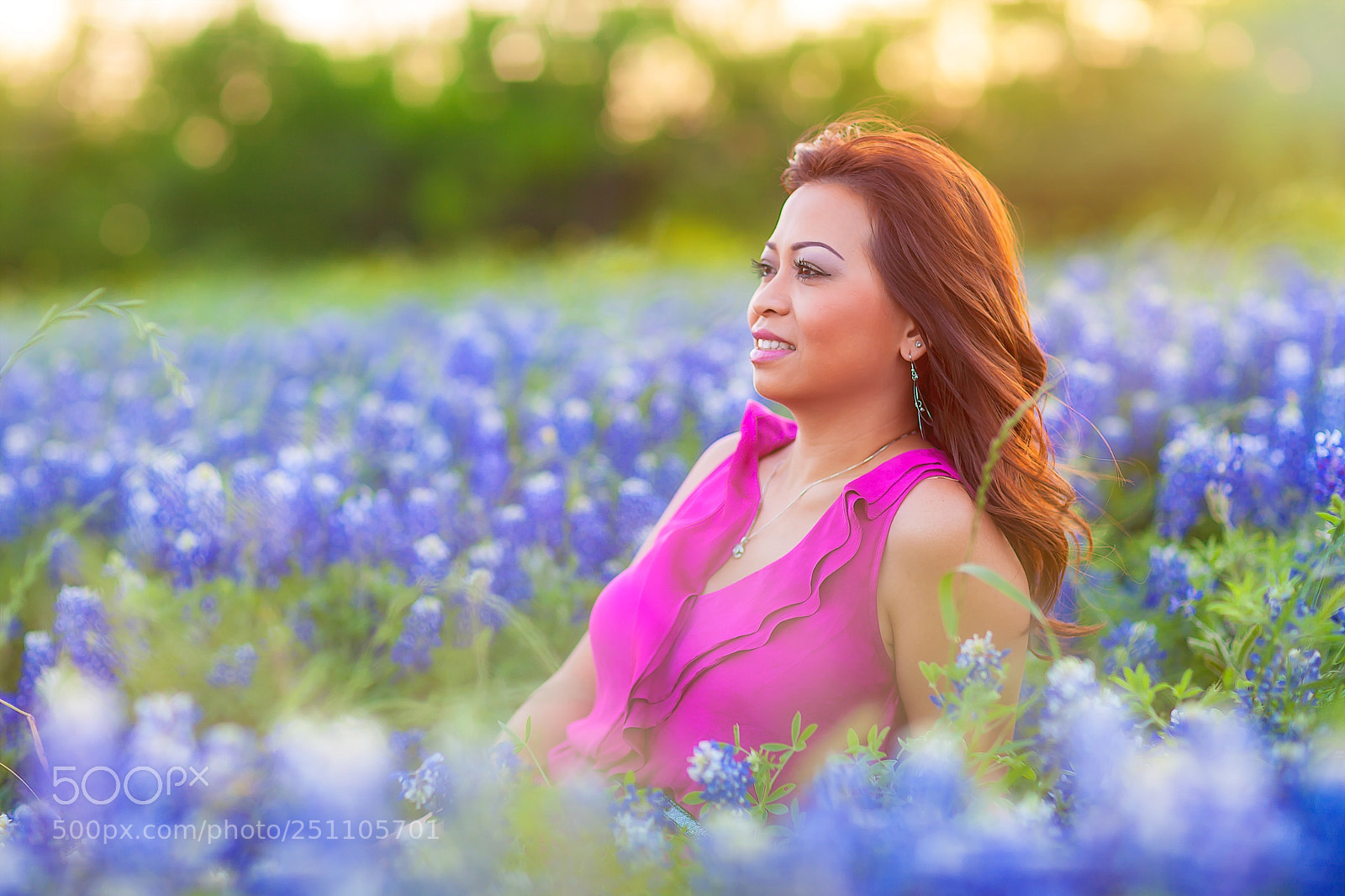 Canon EOS 5D Mark II sample photo. Texas bluebonnets photography