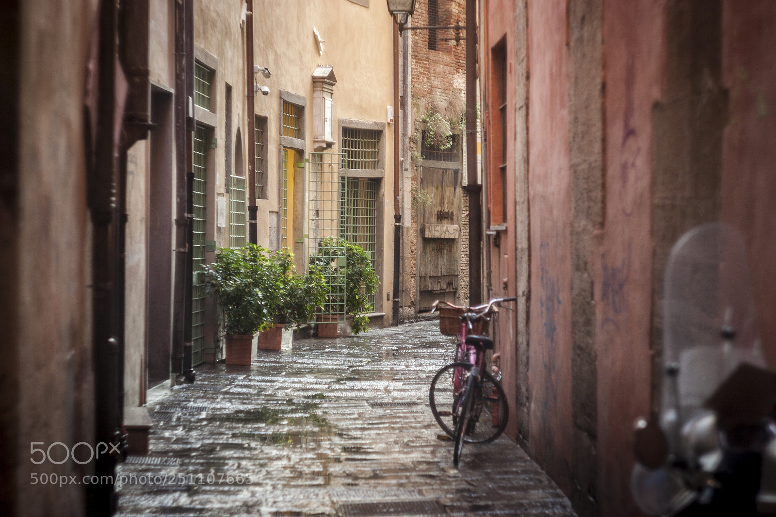 Canon EOS 20D sample photo. Narrow street photography