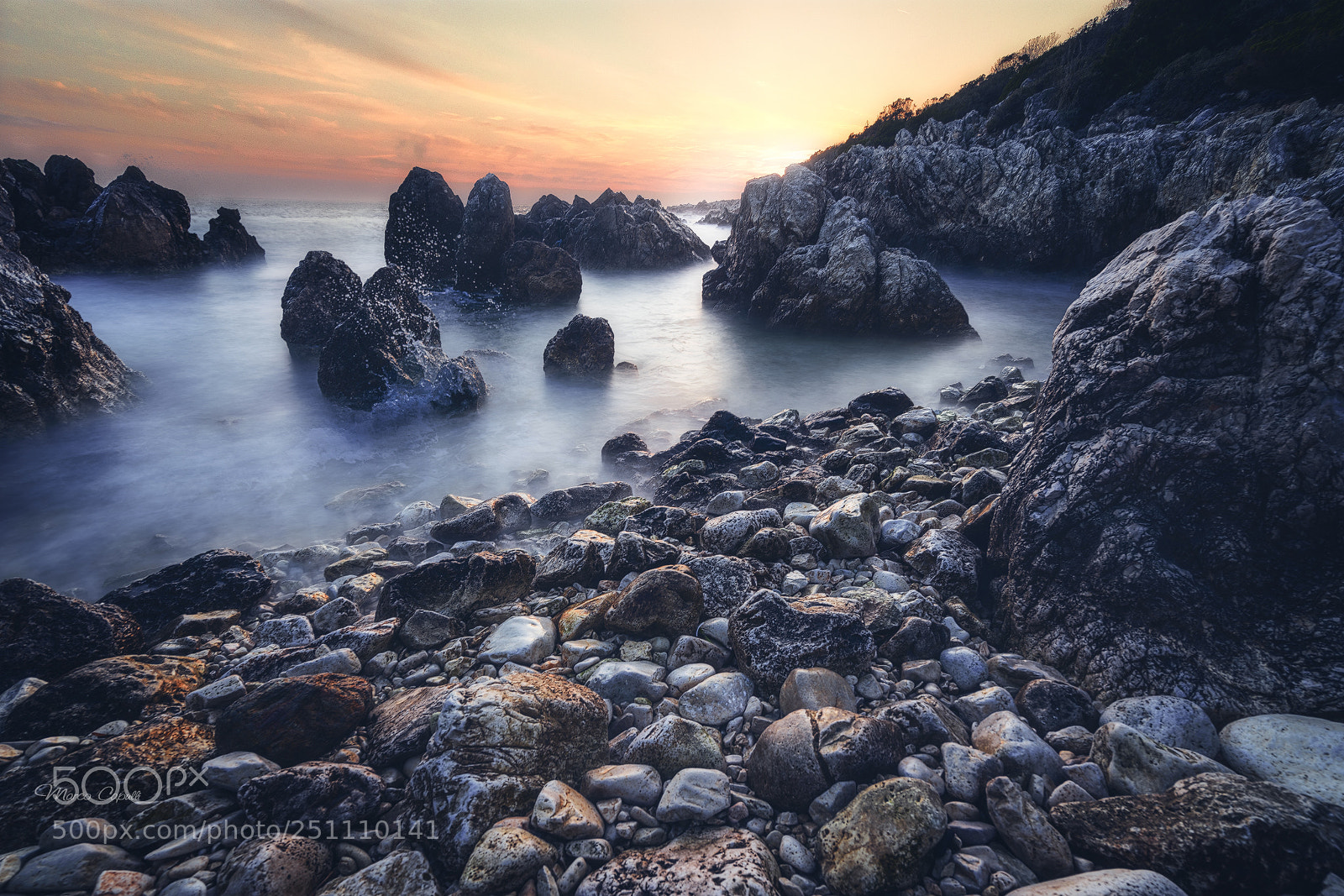 Sony a7R II sample photo. Punta rossa al tramonto photography