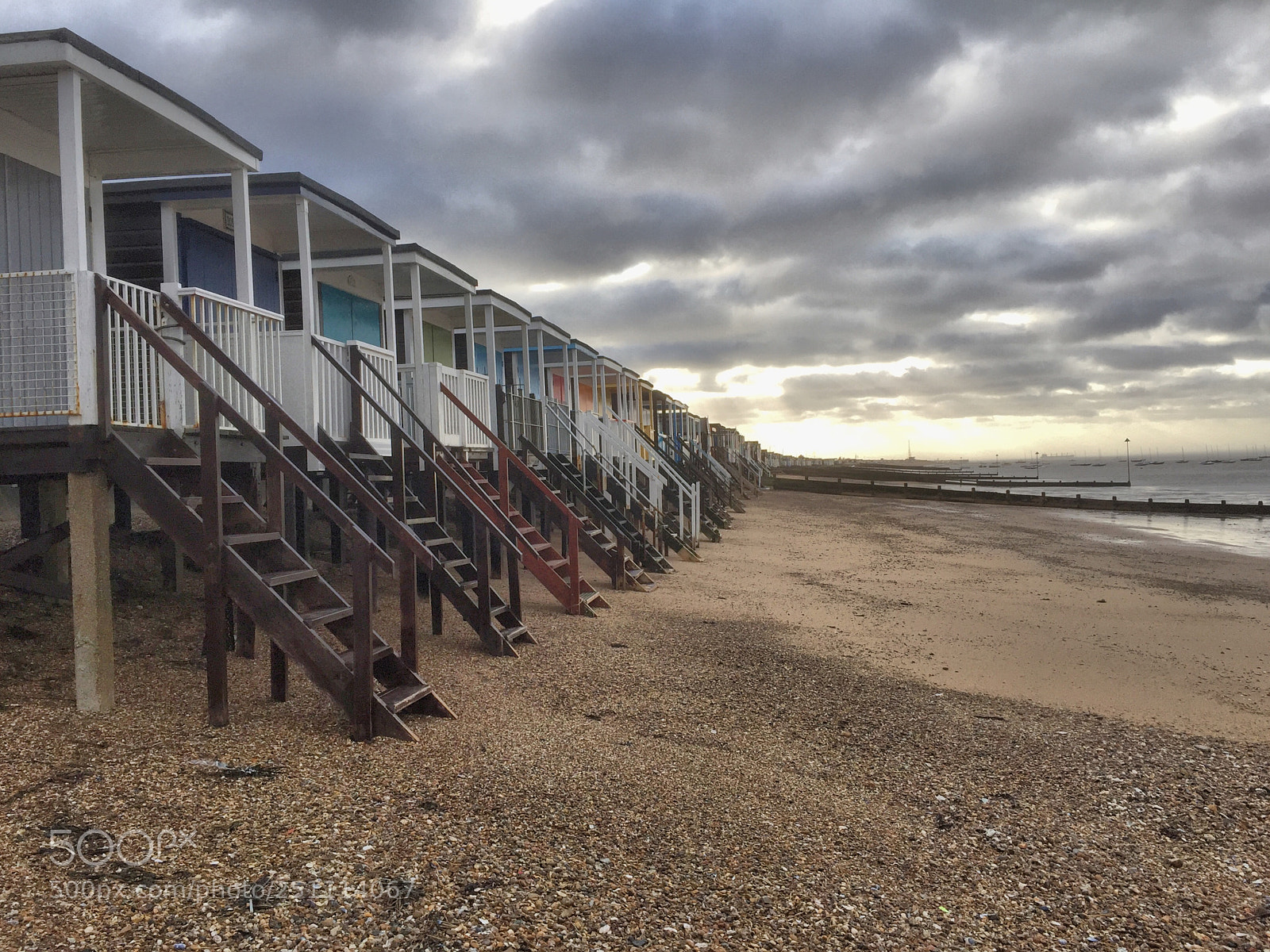 Apple iPhone 6 Plus sample photo. The beach huts.. photography