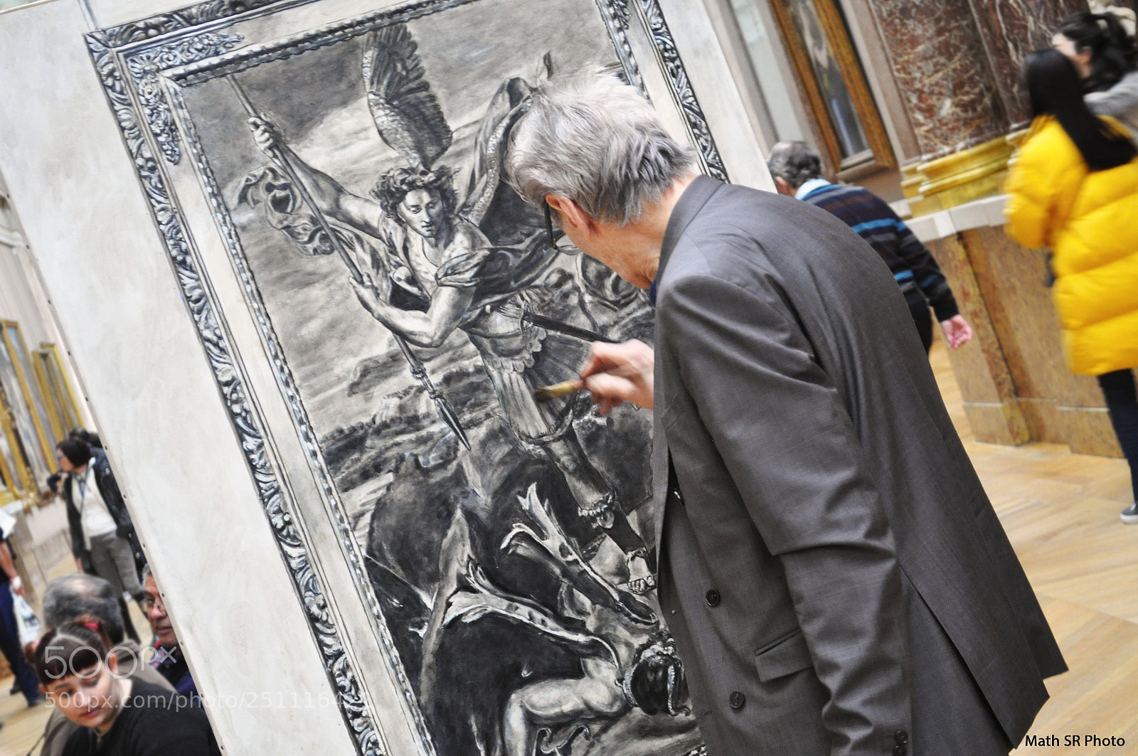 Nikon D5000 sample photo. Paint in museum  photography