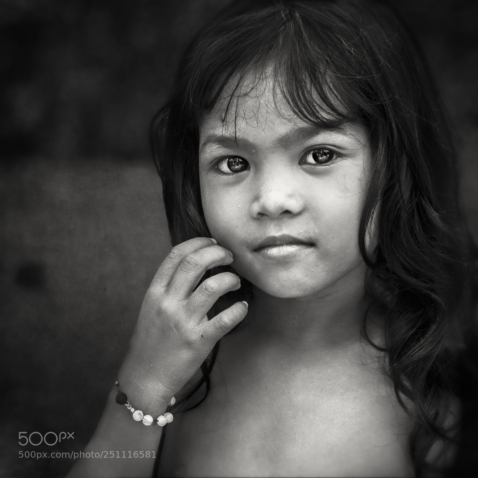 Nikon D700 sample photo. Mekong river village girl photography