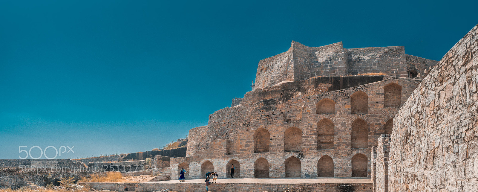 Nikon D5200 sample photo. Golconda fort photography