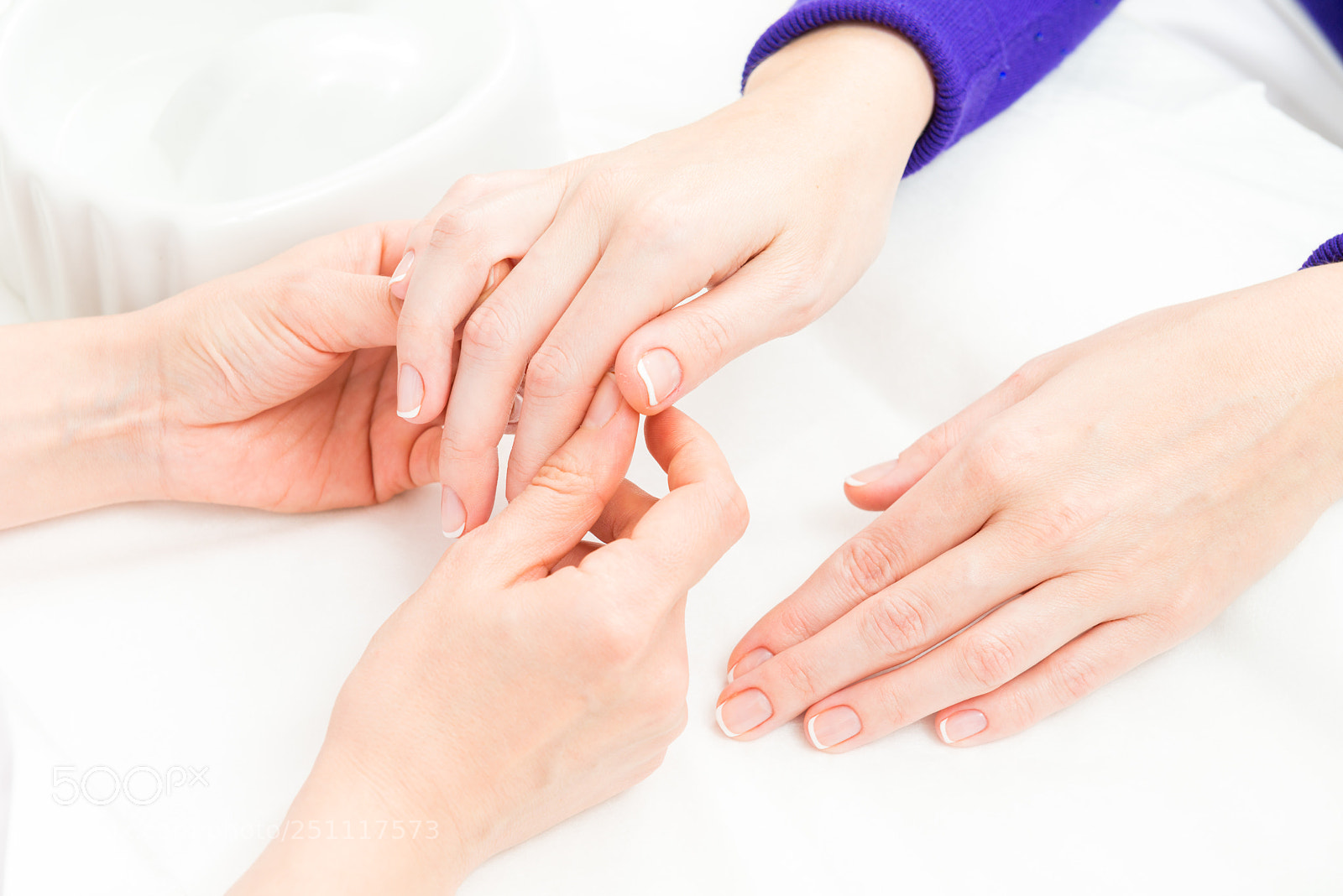 Nikon D800 sample photo. French manicure process photography
