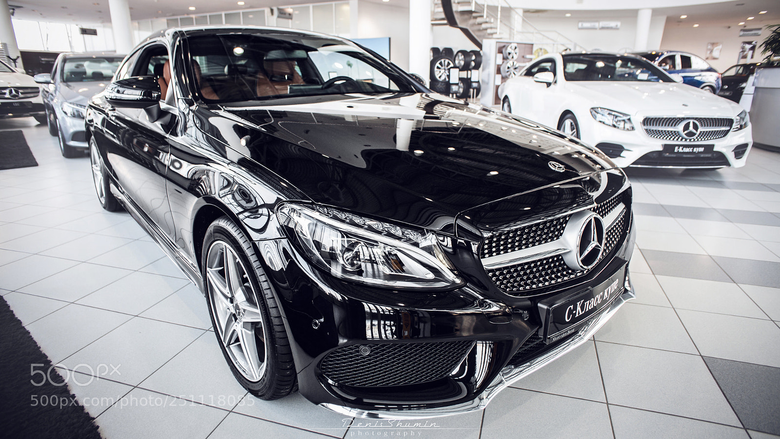 Canon EOS 5D Mark II sample photo. Mercedes-benz c-class coupe photography