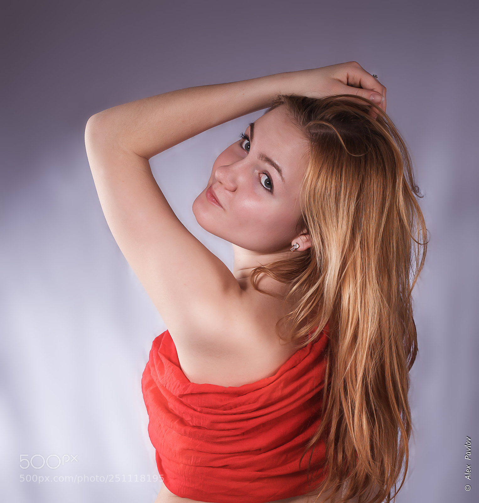 Canon EOS 5D Mark II sample photo. Girl in red photography