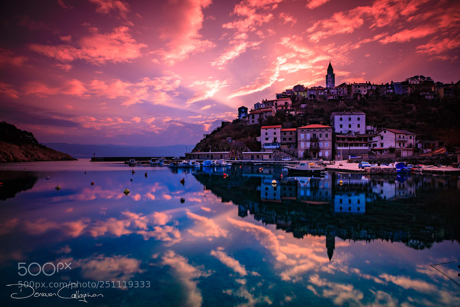 Canon EOS 5D Mark IV sample photo. Vrbnik sunrise croatia photography