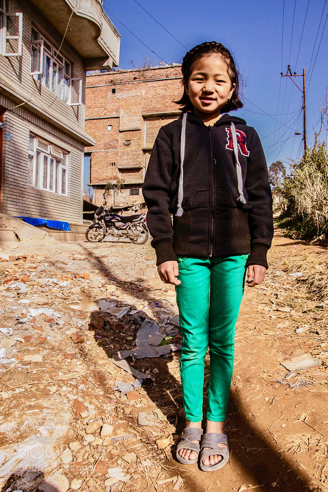 Nikon D3100 sample photo. Nepalese family photography