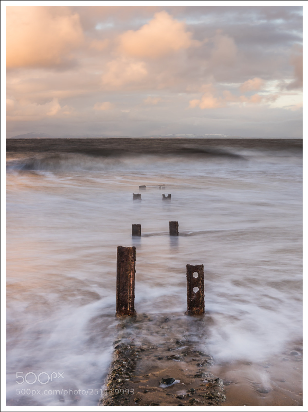 Nikon D810 sample photo. Rossall beach lancashire photography