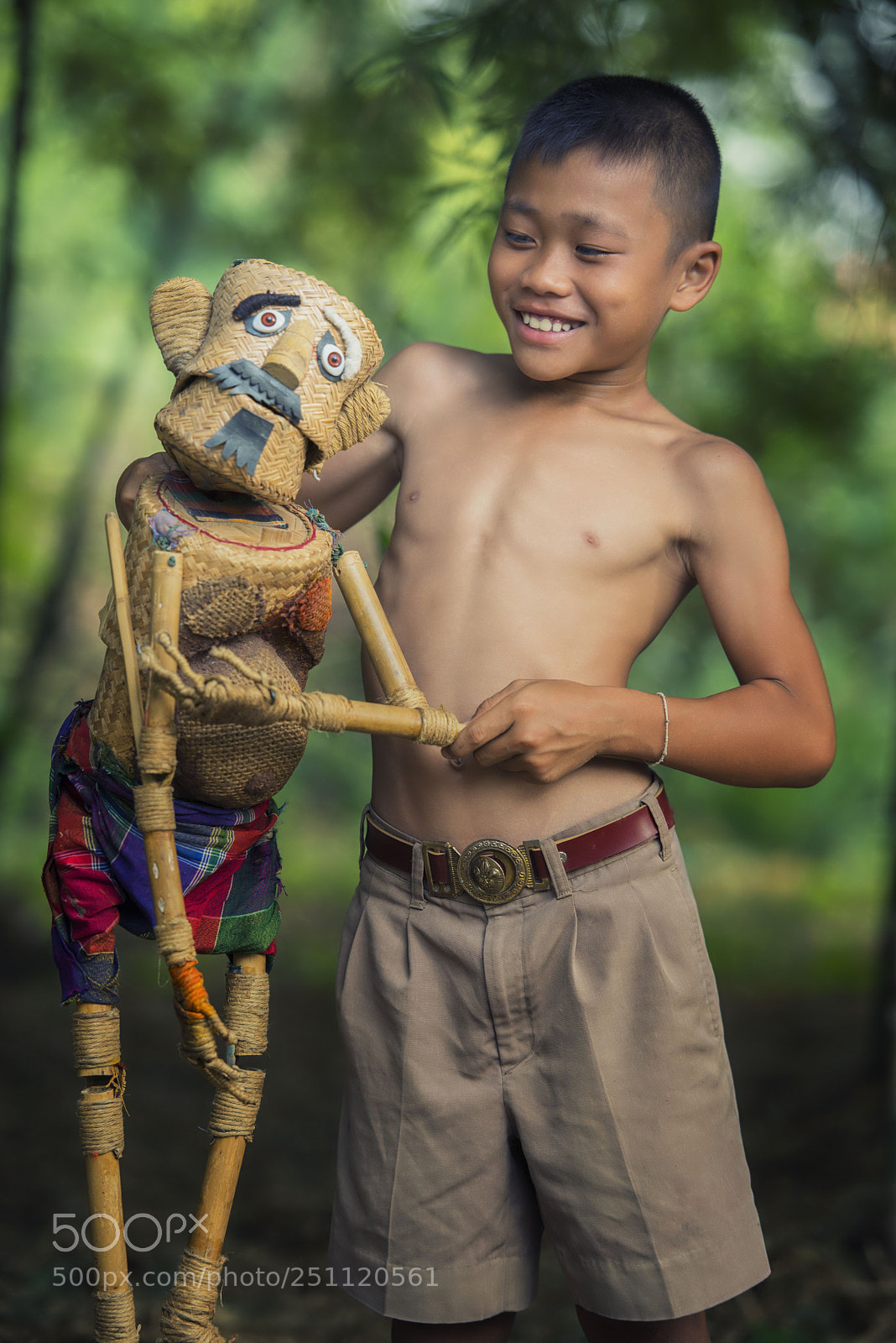 Nikon D610 sample photo. Boy puppeteer photography