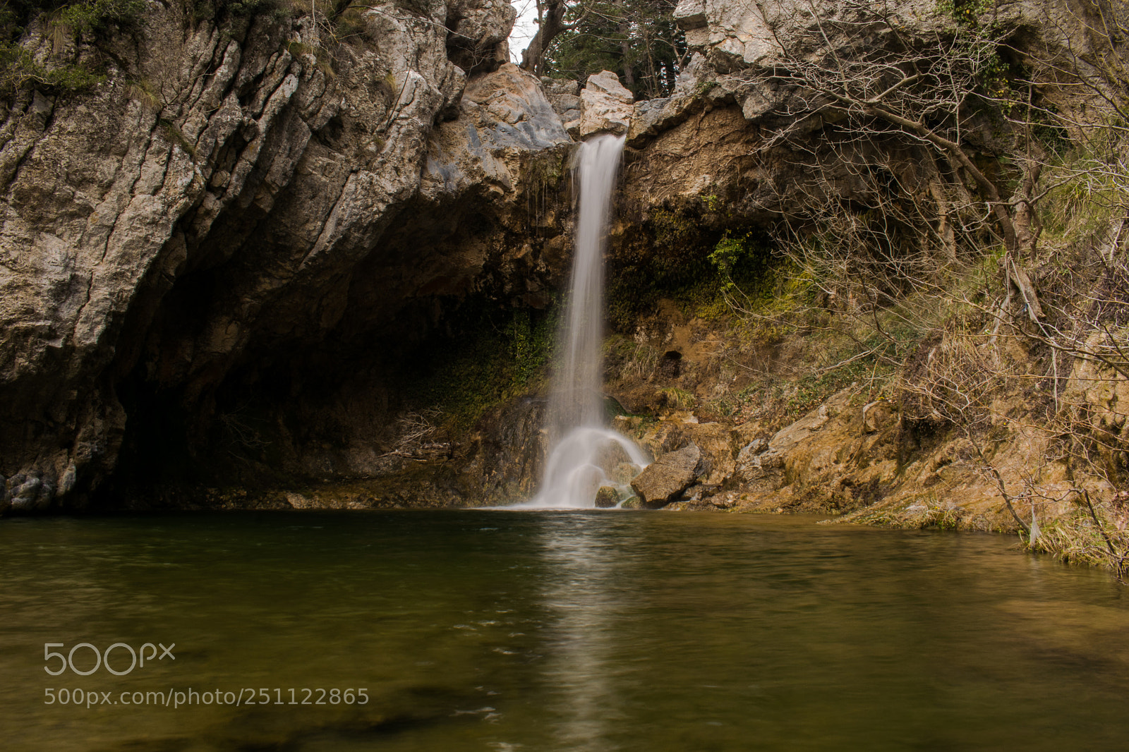 Nikon D3300 sample photo. Drymonas waterfall photography