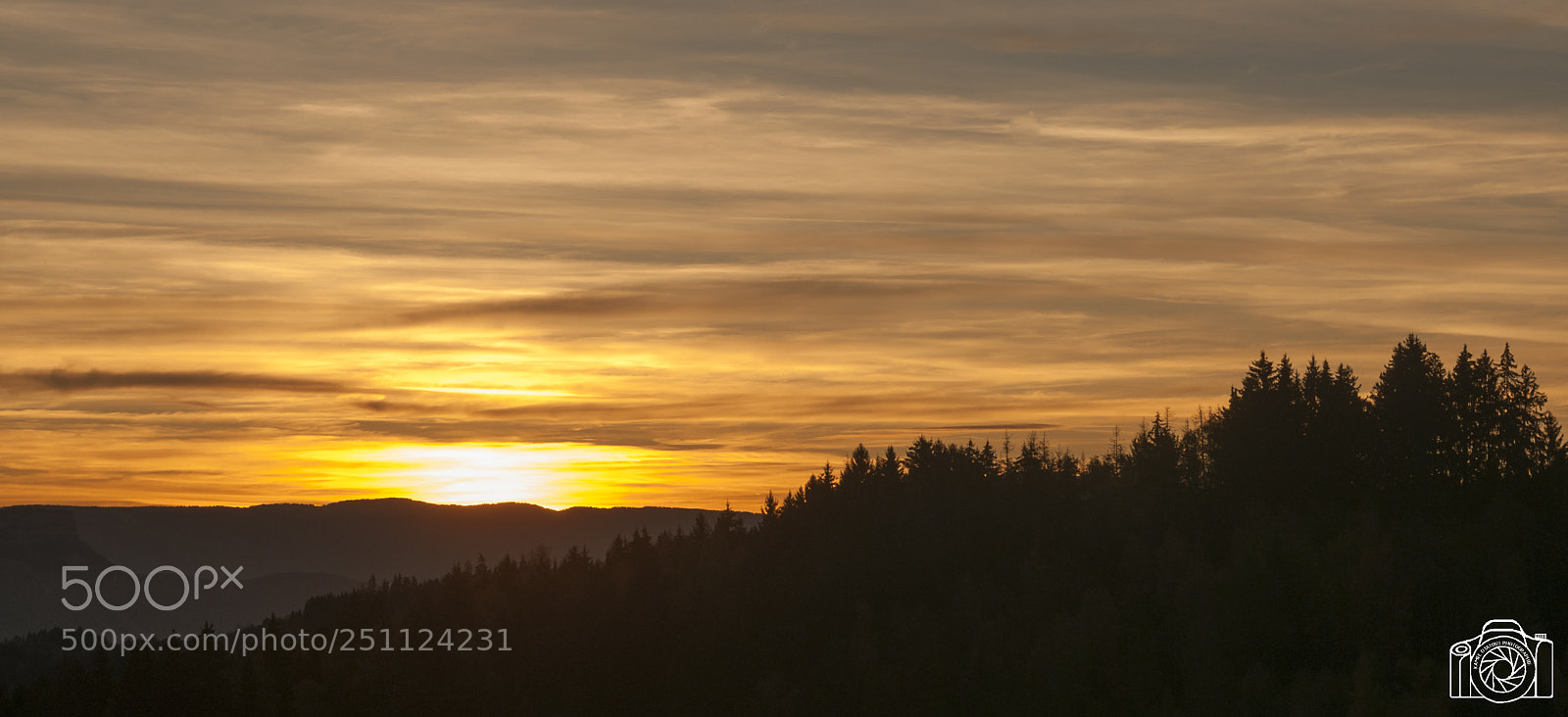 Nikon D300 sample photo. Sunset on vercors photography