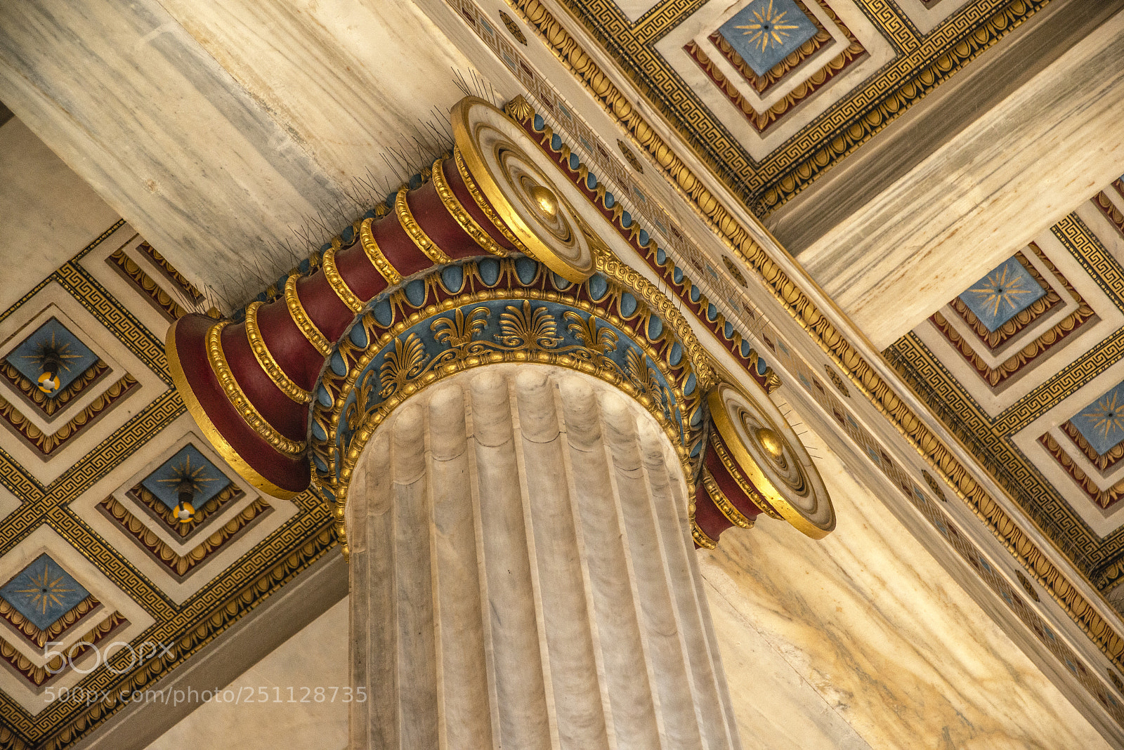 Nikon D800 sample photo. Academy of athens, greece photography