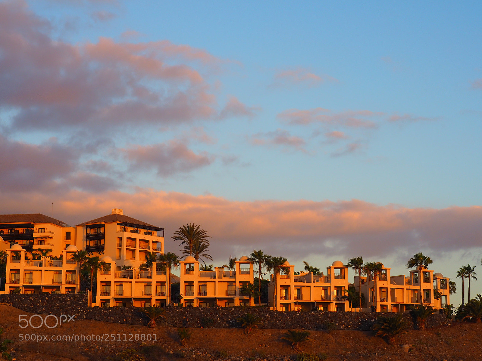 Olympus OM-D E-M10 sample photo. Sunset on costa adeje photography