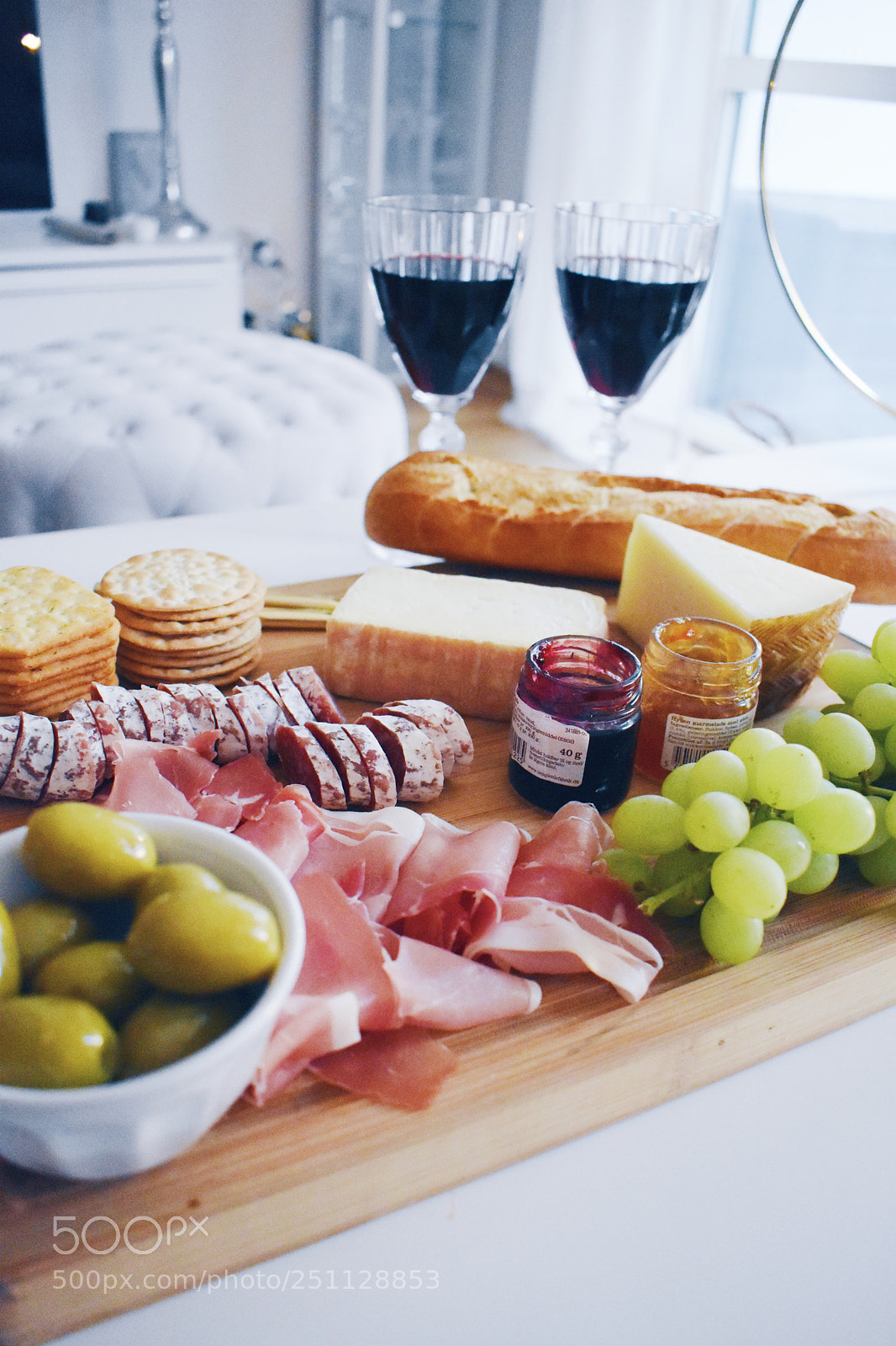 Nikon D5600 sample photo. Meat tray and cheese photography