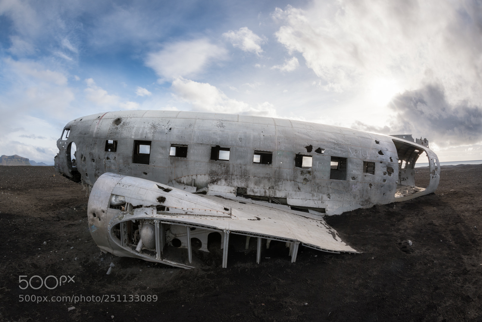 Nikon D810 sample photo. Dc-3 plane wreck in photography