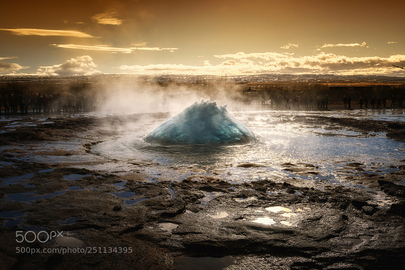 Nikon D850 sample photo. Initial phase of geyser photography