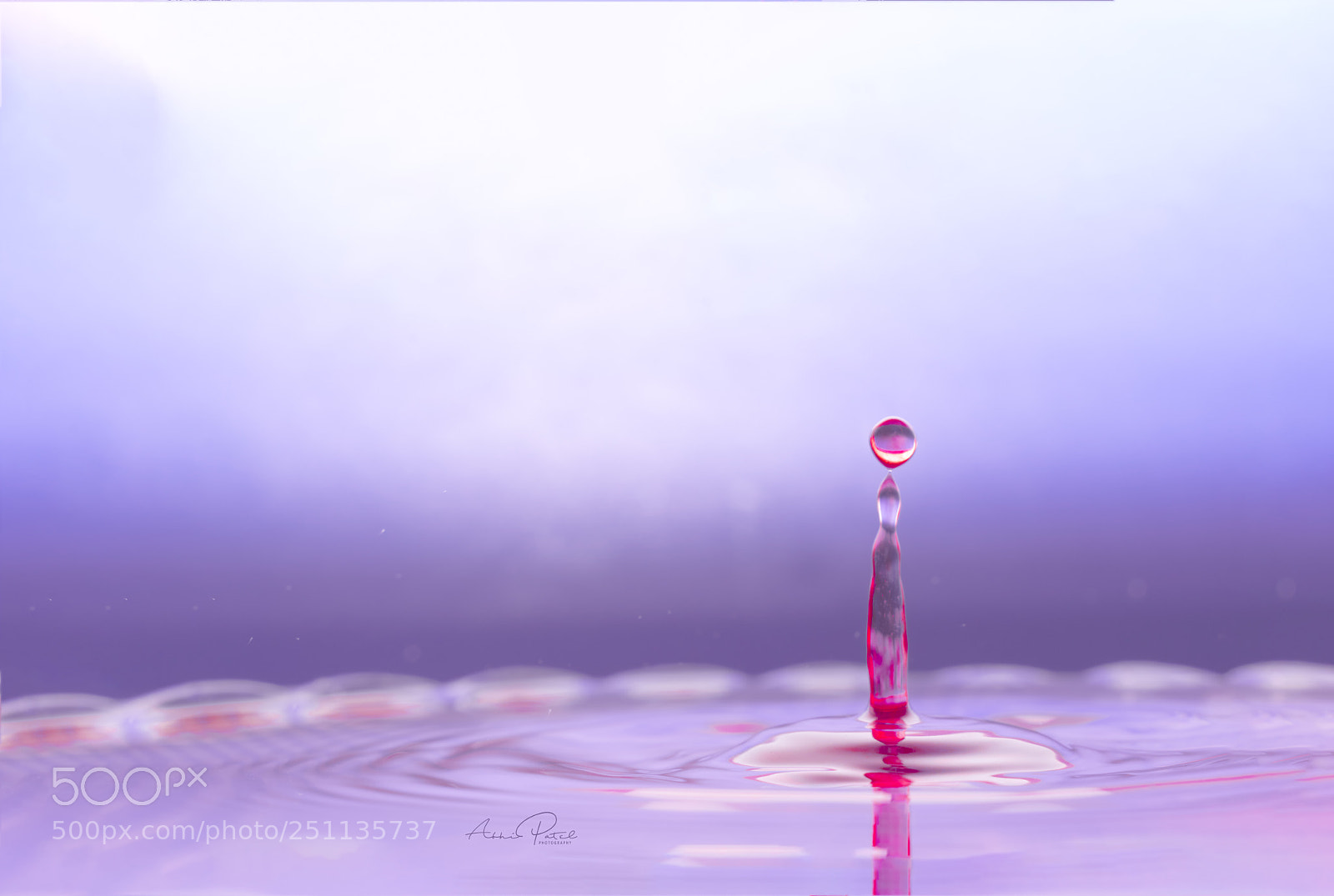 Nikon D3300 sample photo. A drop photography