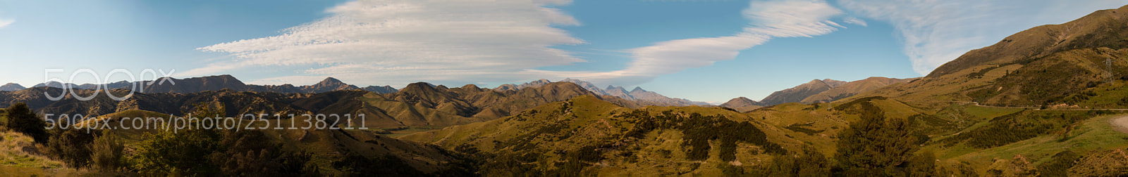 Canon EOS 70D sample photo. Molesworth track panorama photography
