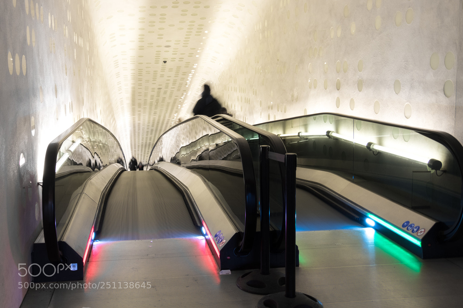 Fujifilm X-T2 sample photo. Escalators photography