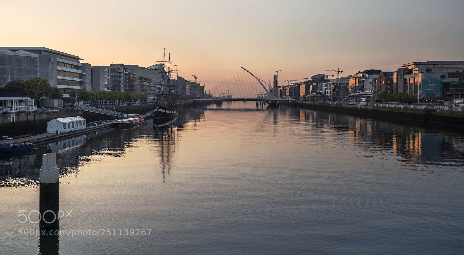Sony a7R II sample photo. Dublin docks photography