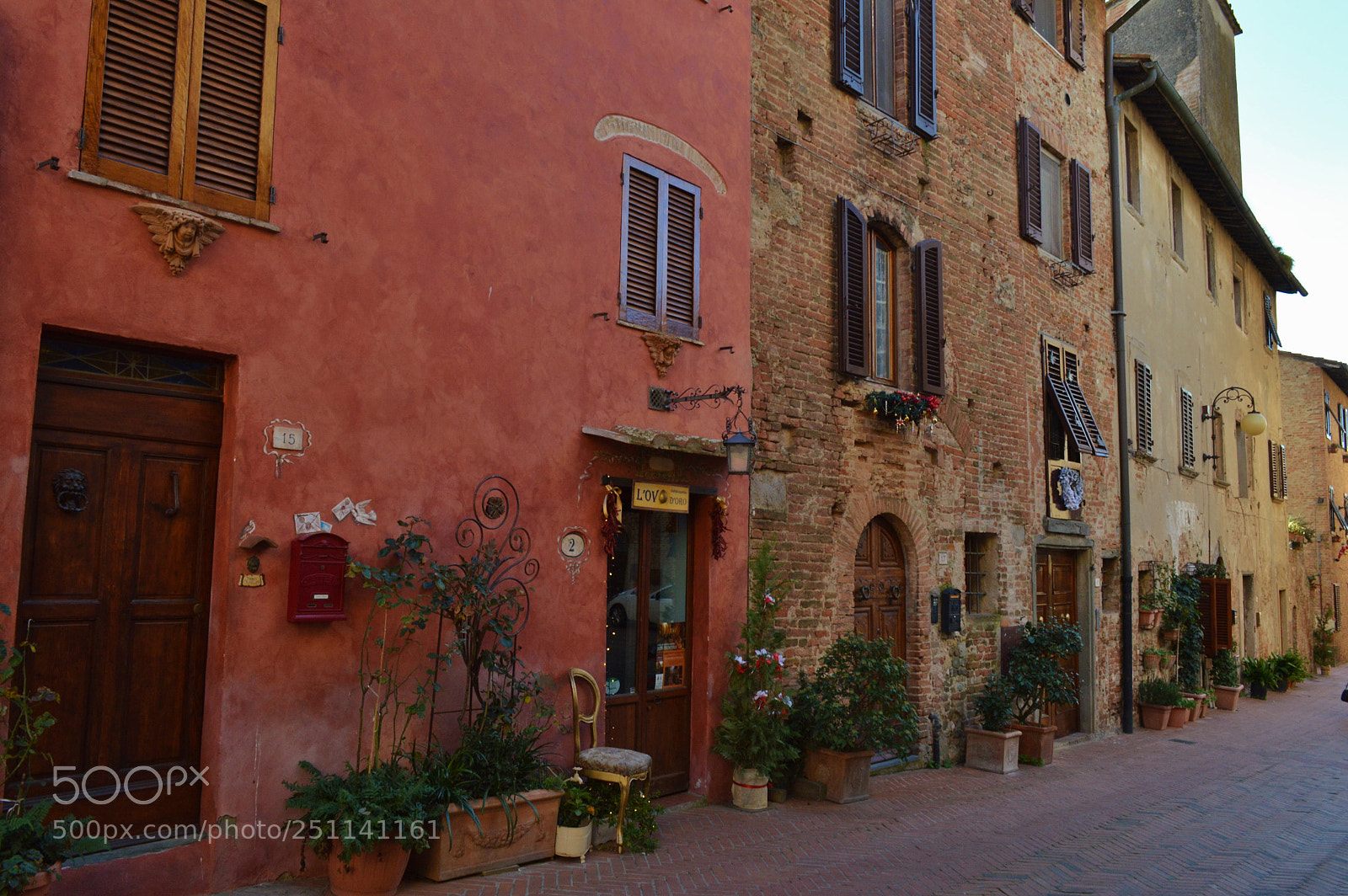 Nikon D3200 sample photo. Houses of certaldo photography