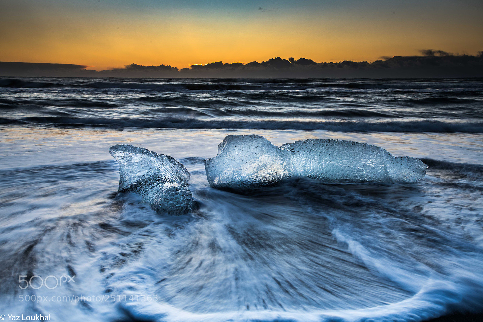 Nikon D850 sample photo. Ice beach photography
