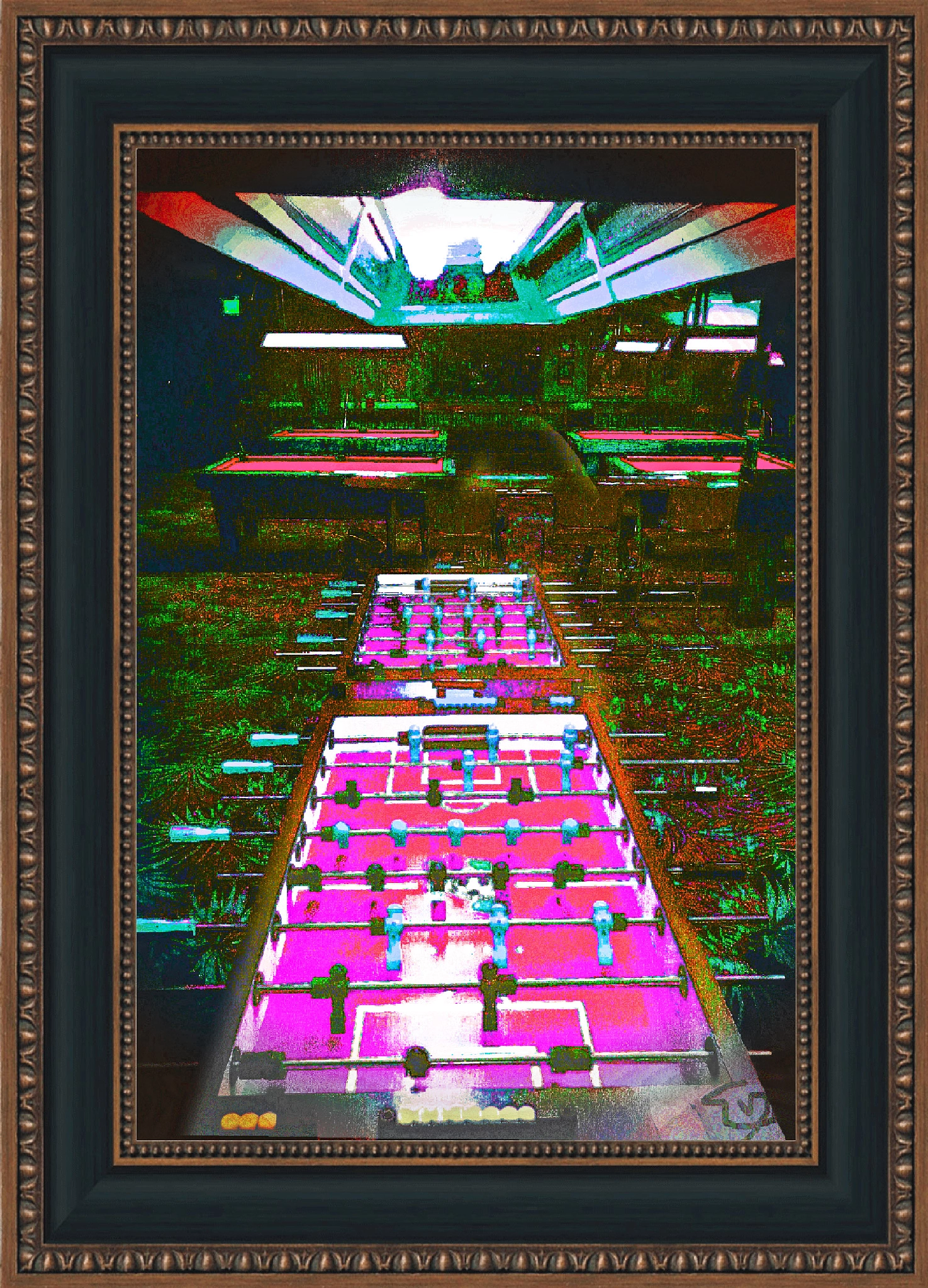 Portrait of pro tables