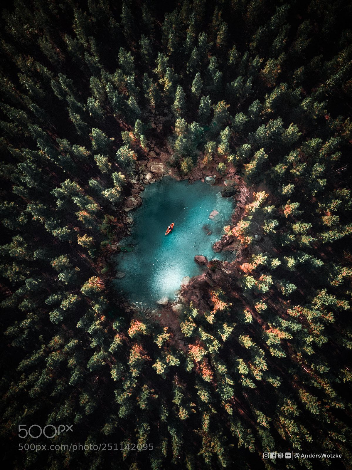 DJI FC220 sample photo. Solitude photography