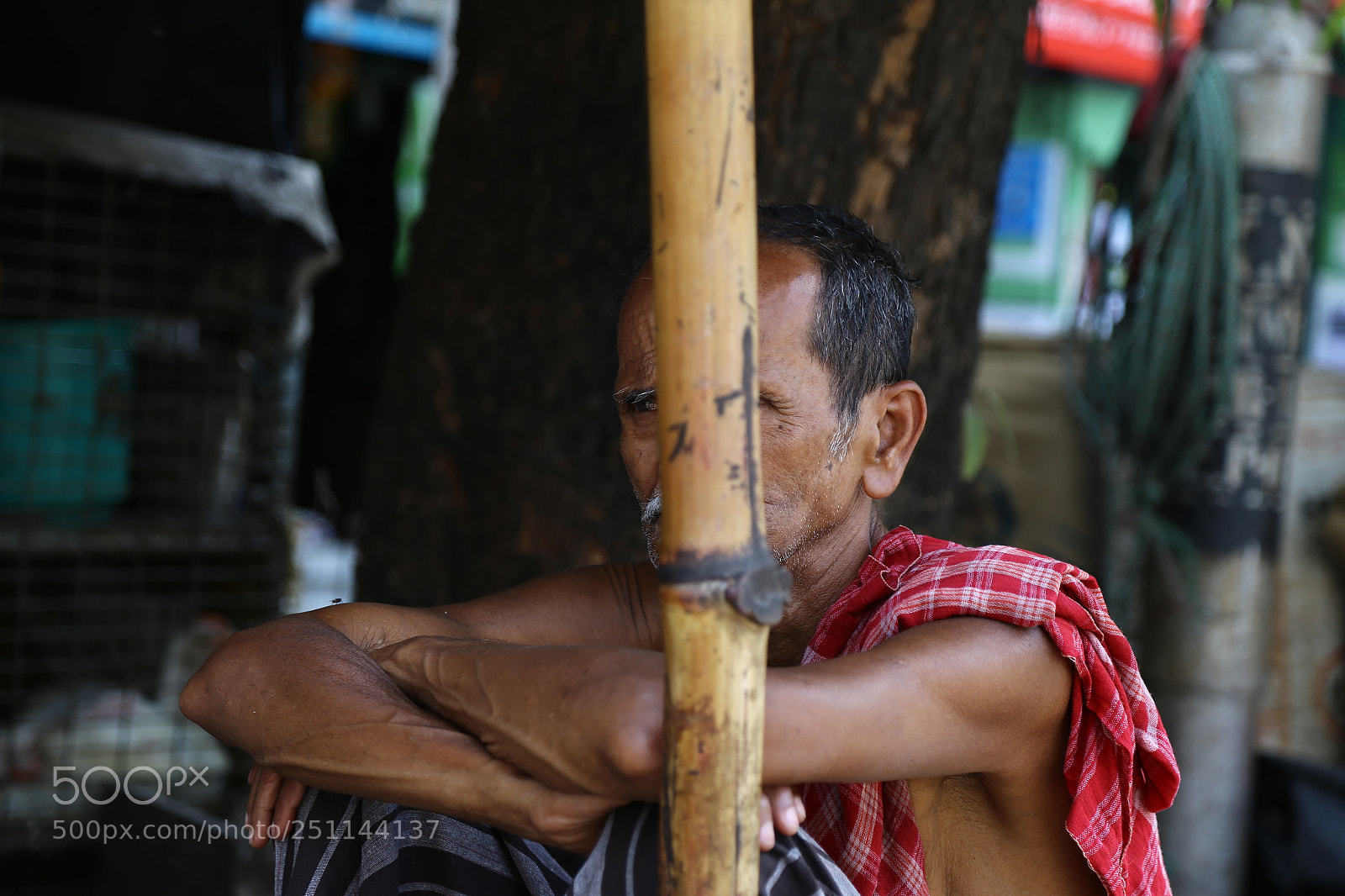 Canon EOS 6D + Canon EF 24-105mm F4L IS USM sample photo. Old man resting photography