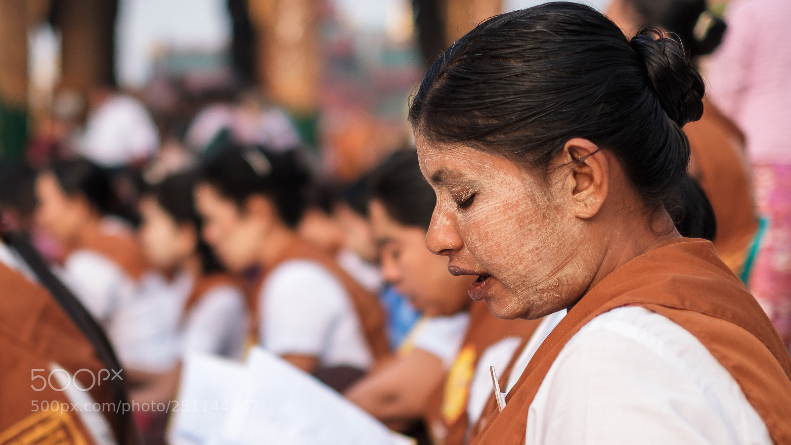 Fujifilm X-T2 sample photo. Buddhist women s prayer photography