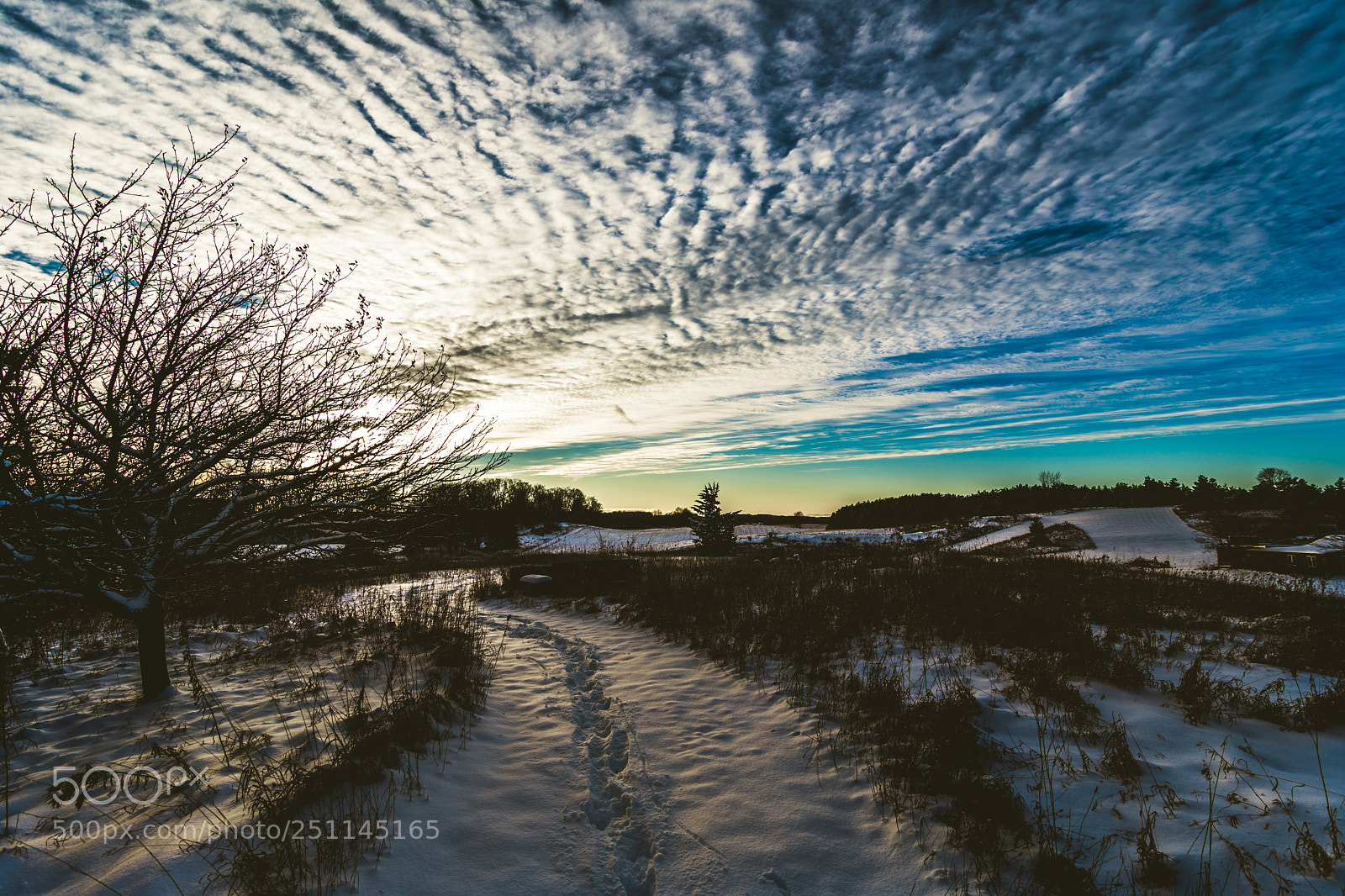Nikon D7200 sample photo. Winter sunset photography