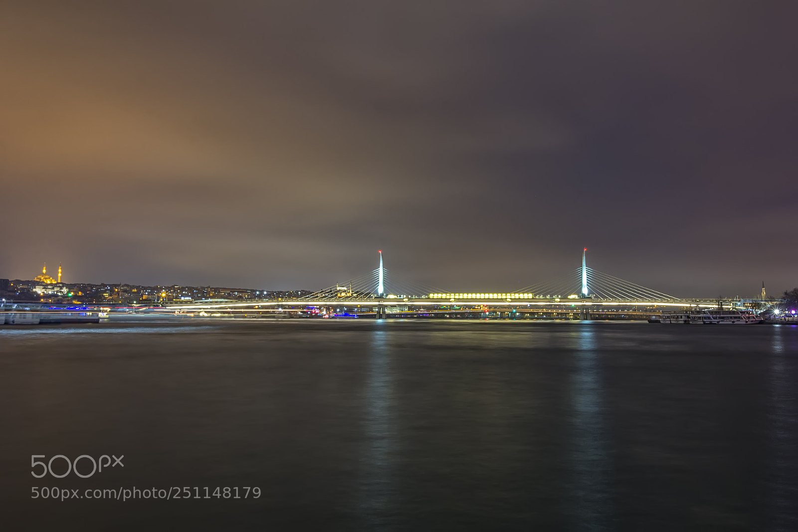 Canon EOS 60D sample photo. Bridge at night. photography