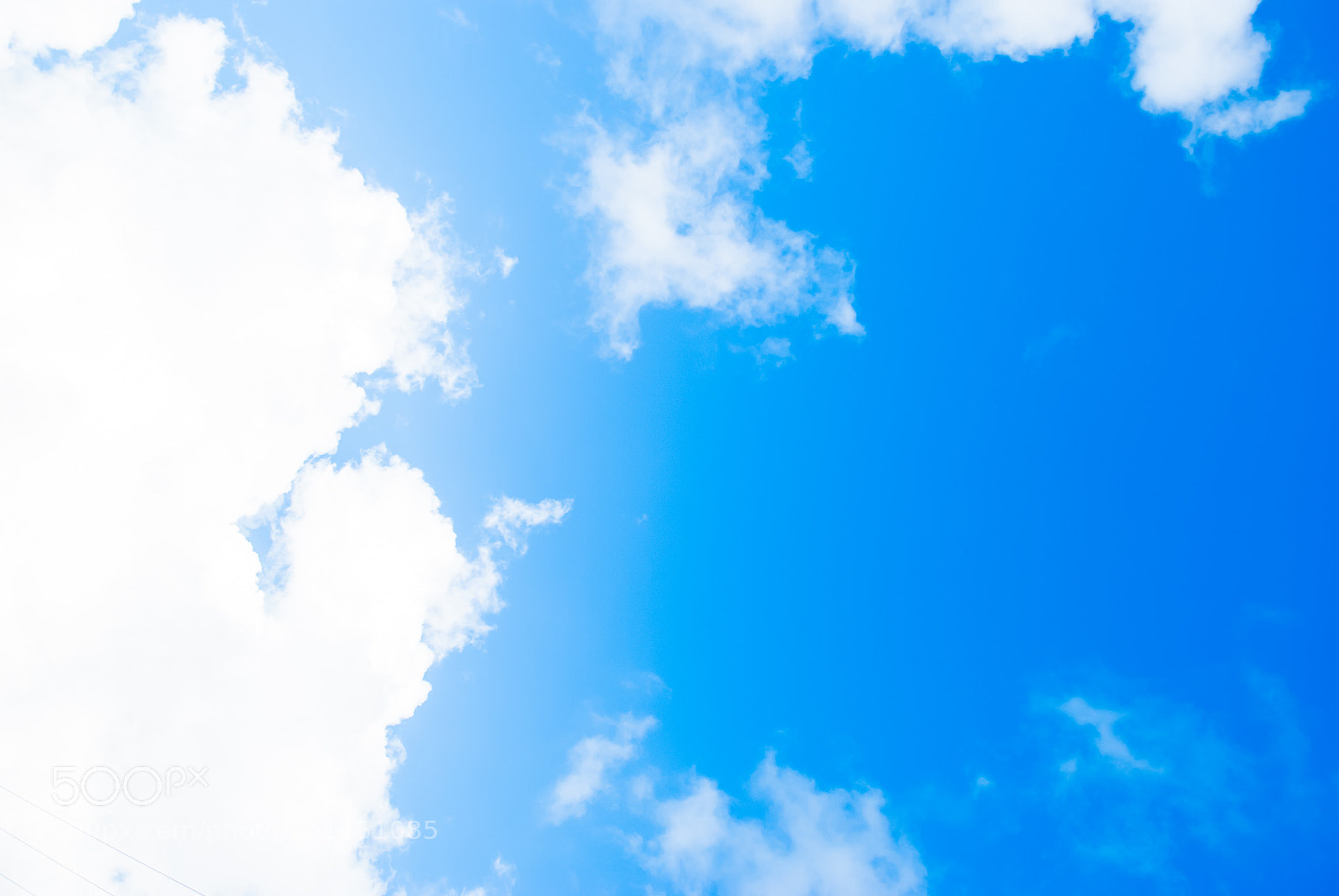 Nikon D80 sample photo. Blue sky white cloud photography