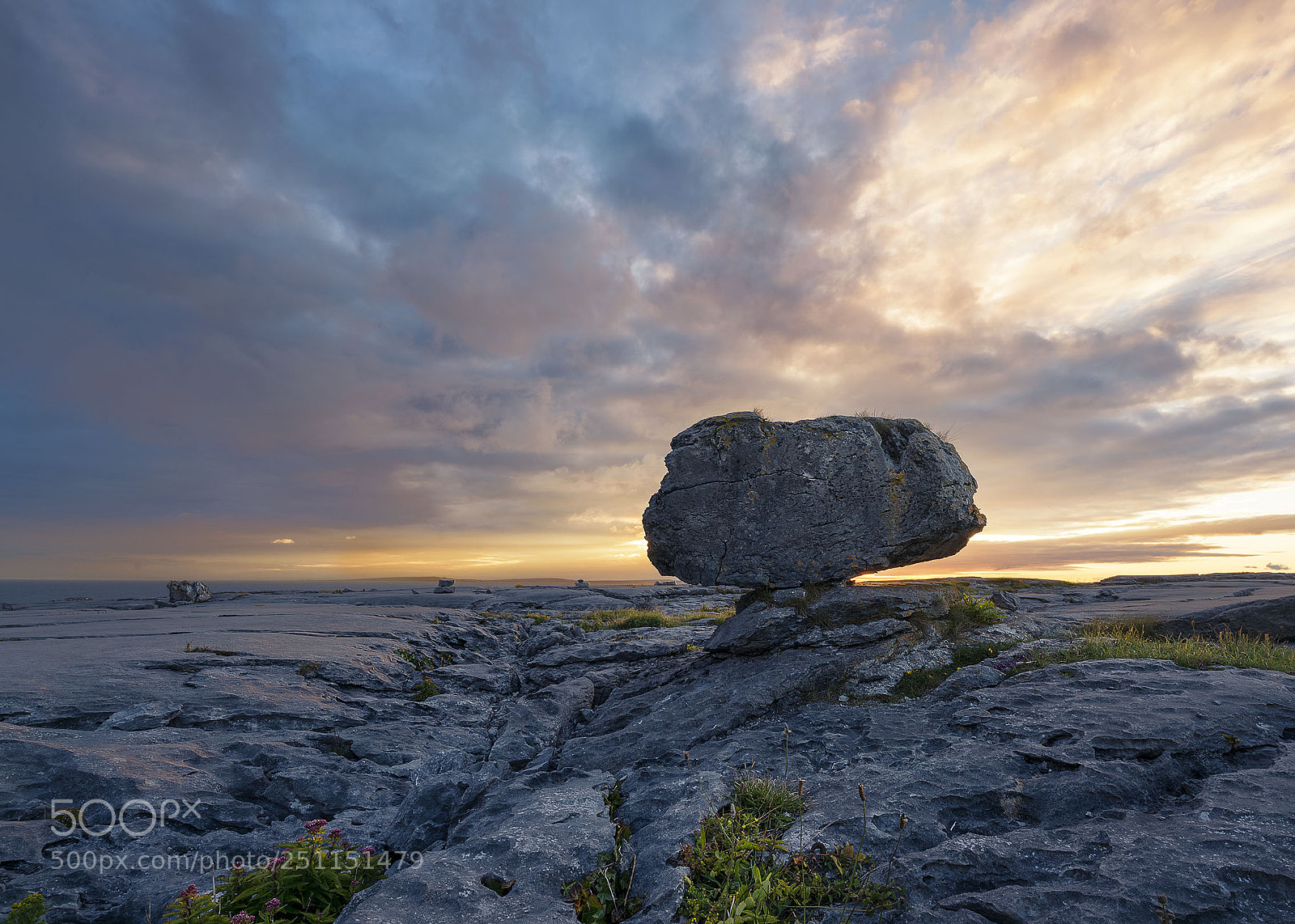 Sony a7R II sample photo. Burren rock photography