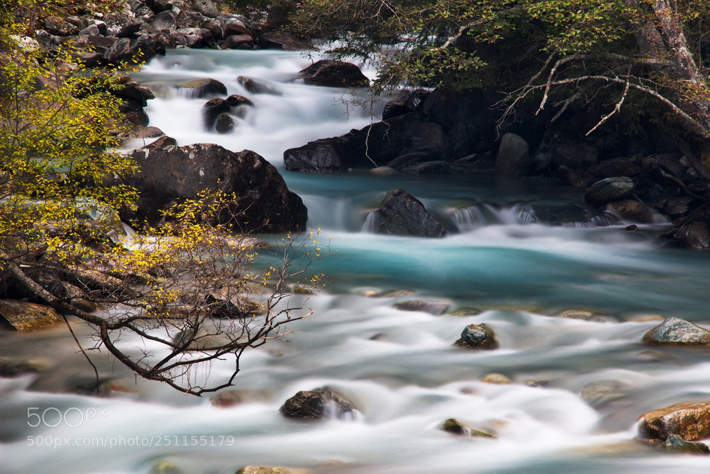Canon EOS 70D sample photo. Flowing river photography