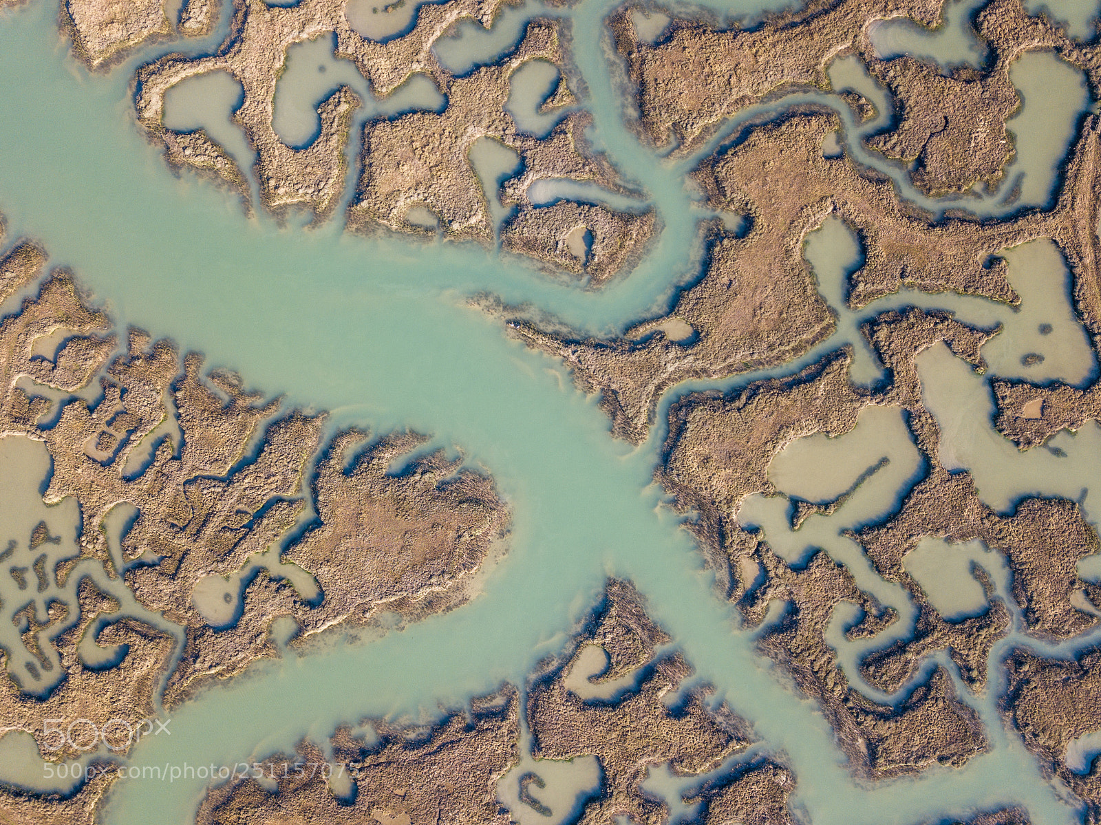 DJI FC220 sample photo. Tollesbury salt marshes #3 photography
