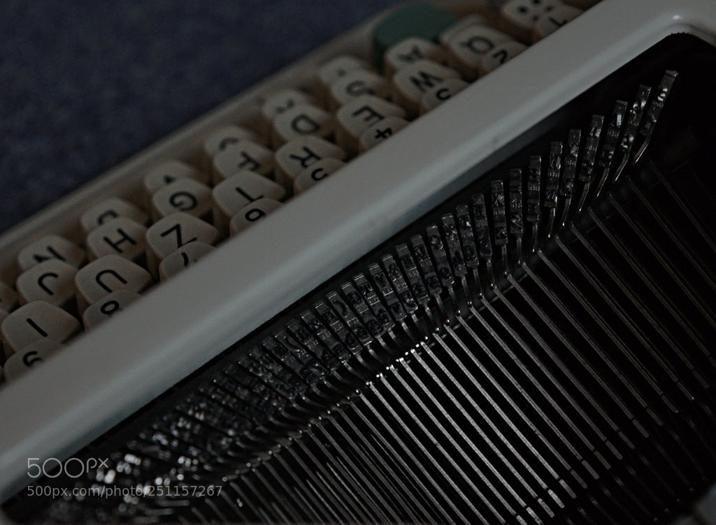 Nikon D3300 sample photo. Typewriter photography
