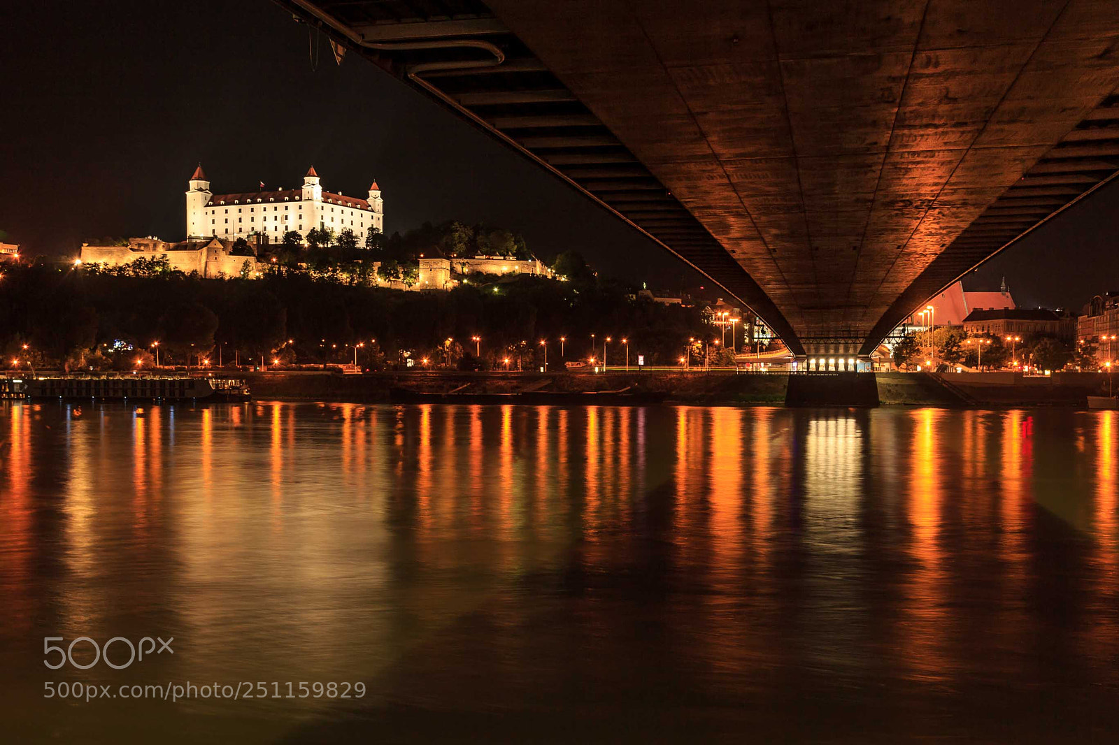 Canon EOS 600D (Rebel EOS T3i / EOS Kiss X5) sample photo. Bratislava from under the photography