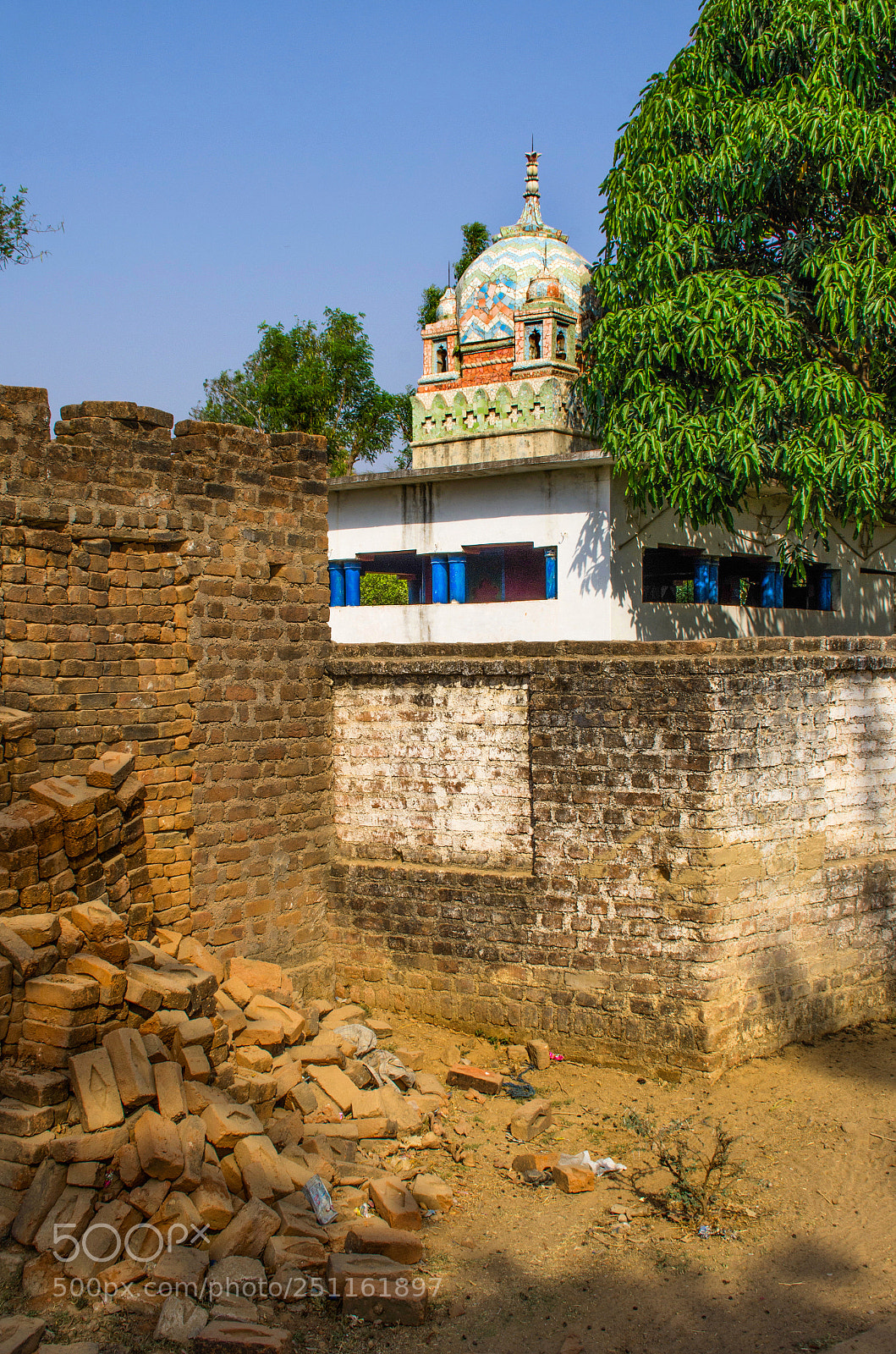 Nikon D7000 sample photo. Village temple photography