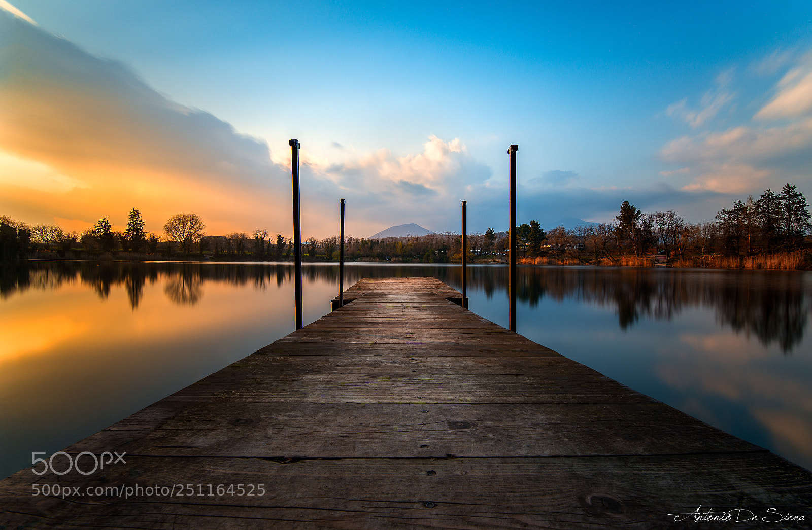 Nikon D800 sample photo. Tramonto al lago di photography