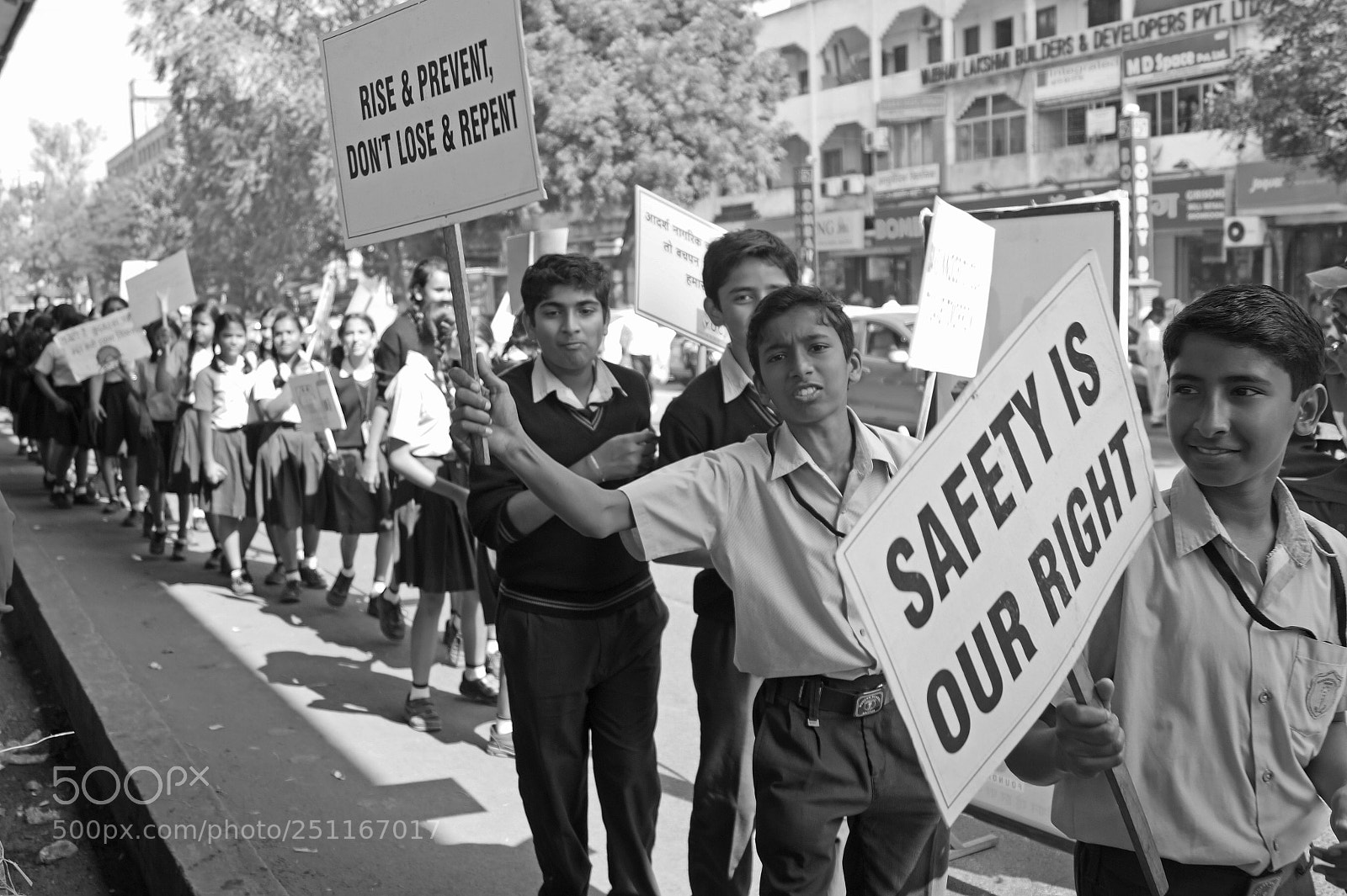 Sony SLT-A58 sample photo. Children protesting for their photography